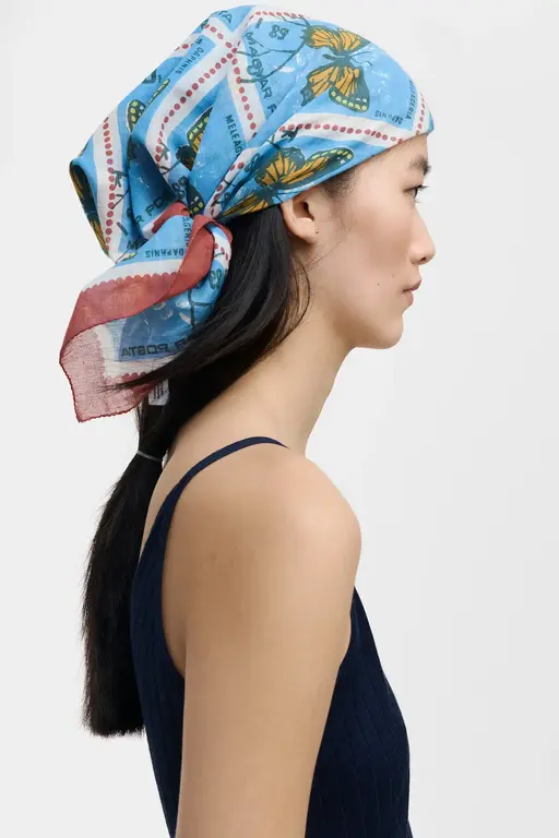 EPICE EPICE Carre Square Bandana- Sky