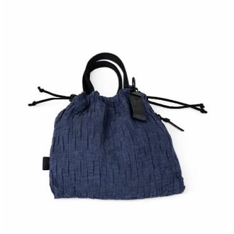 Frankie Small Bucket Bag- Navy