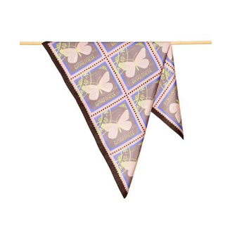 EPICE 55 x 55cm Carre Silk Bandana- Ash