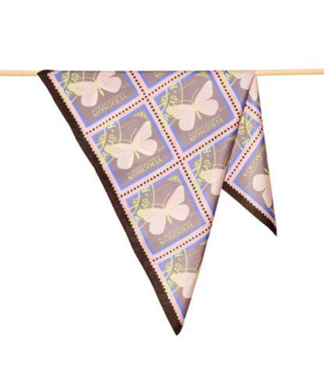 EPICE EPICE 55 x 55cm Carre Silk Bandana- Ash