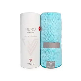 VOLO BEAUTY Hero Hair Towel- Capri Blue
