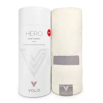 VOLO BEAUTY Hero Hair Towel- Salt White