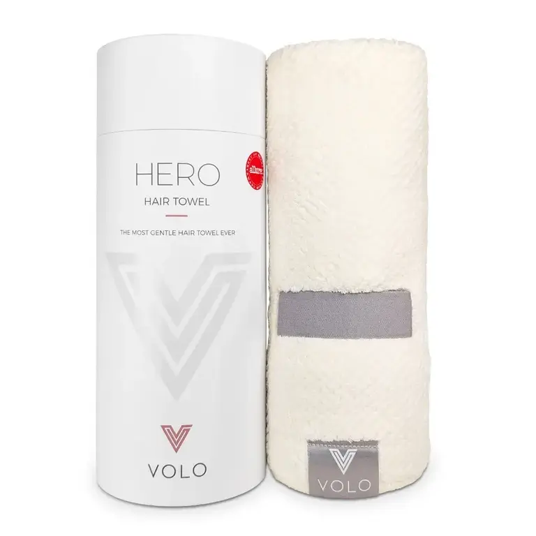 VOLO BEAUTY VOLO Hero Hair Towel- Salt White