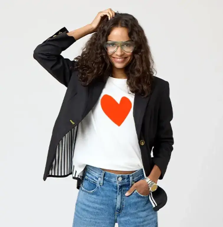 KERRI ROSENTHAL KERRI ROSENTHAL Suke Imperfect Heart Tee