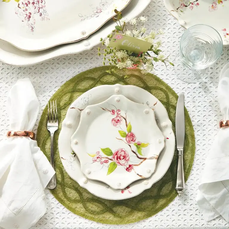 JULISKA JULISKA Tuilleries Garden Placemat- Pistachio