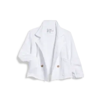 FRANK & EILEEN Mini Belfast Cropped Sweatshirt Peacoat