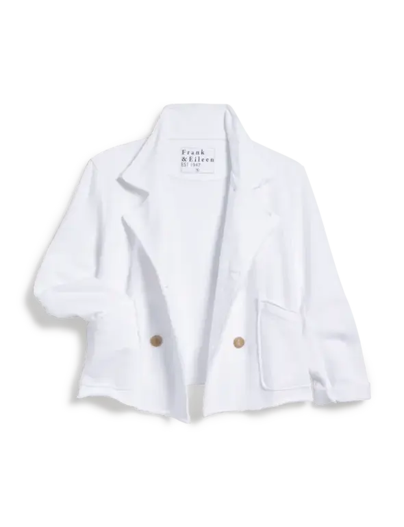 FRANK & EILEEN FRANK & EILEEN Mini Belfast Cropped Sweatshirt Peacoat