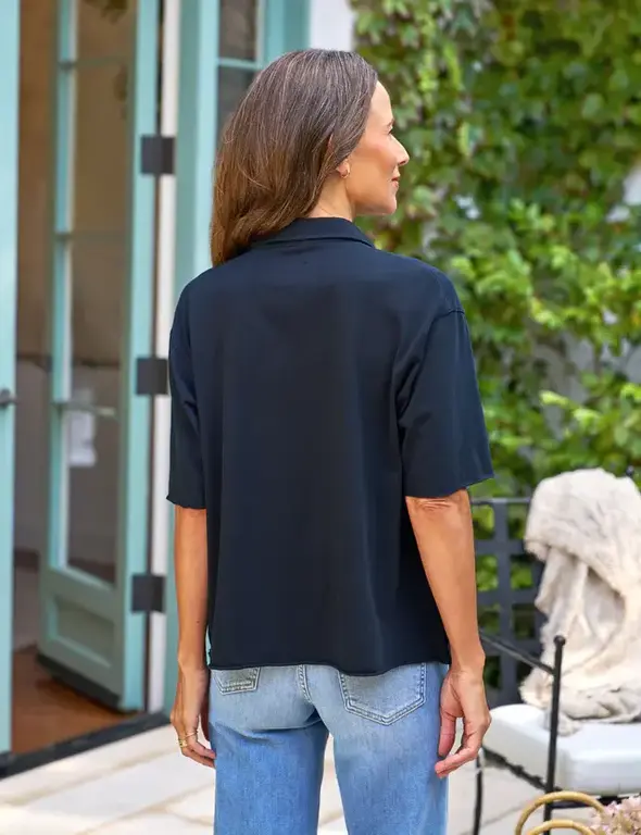 FRANK &  EILEEN Patty Popover Short Sleeve Henley
