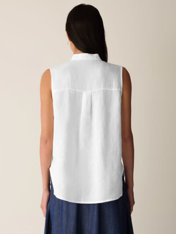 EILEEN FISHER EILEEN FISHER Mandarin collar Sleeveless Shirt