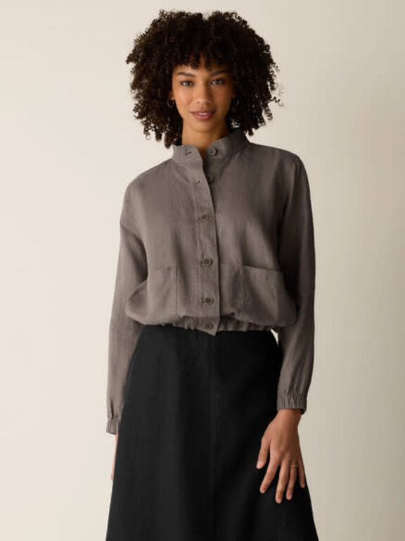 EILEEN FISHER EILEEN FISHER Stand Collar Jacket
