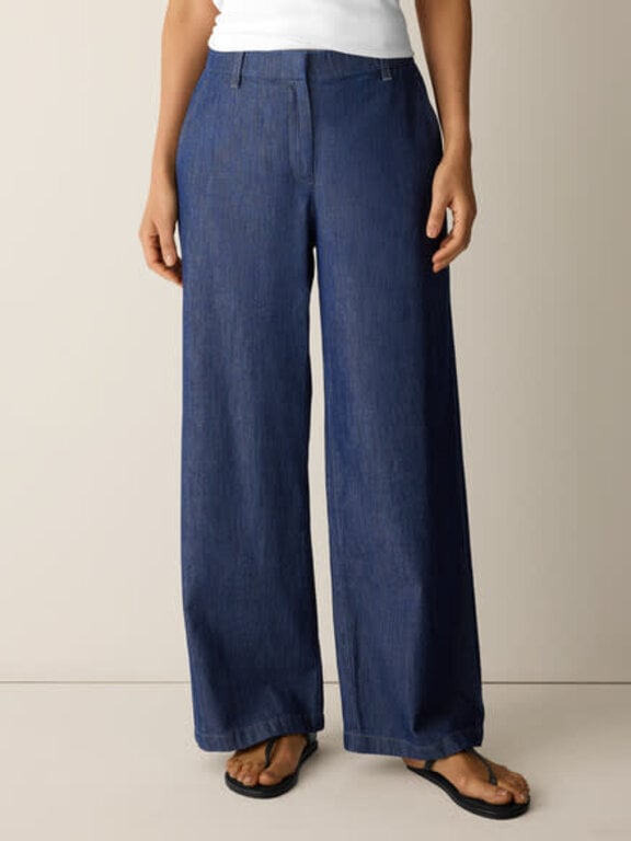EILEEN FISHER EILEEN FISHER High-Waisted Full Length Wide Trouser
