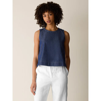 EILEEN FISHER Round Neck Shell