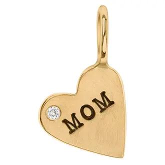 HEATHER B. MOORE Yellow Gold Mom Charm