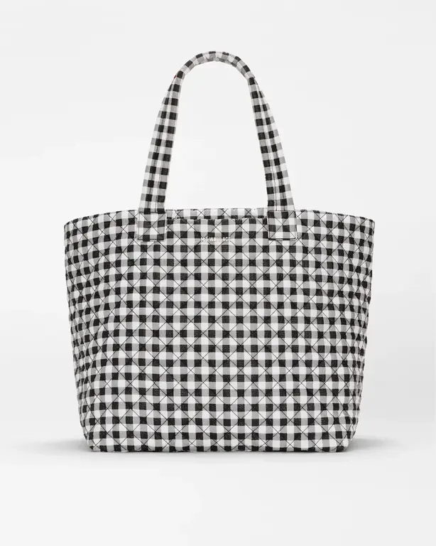 MZ WALLACE MZ WALLACE Large Gingham Metro Tote Deluxe II