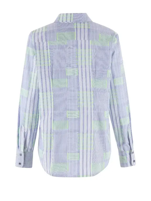THE SHIRT THE SHIRT Boyfriend Fluorescent Block Shirt