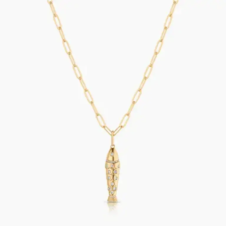 THATCH THATCH Goldie Pave Fish Charm