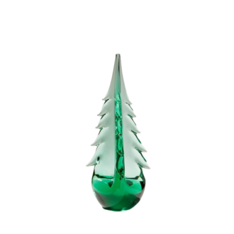 SIMON PEARCE Green Mountain Evergreen Tree, 10"
