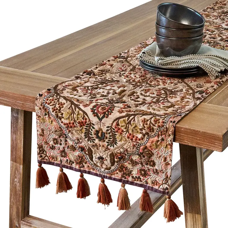 JULISKA JULISKA Willa Embroidered Runner