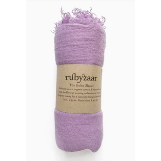 RUBYZAAR Boho Shawl- Lavender