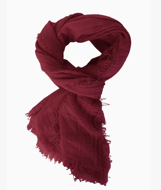 RUBYZAAR RUBYZAAR Boho Shawl- Crimson
