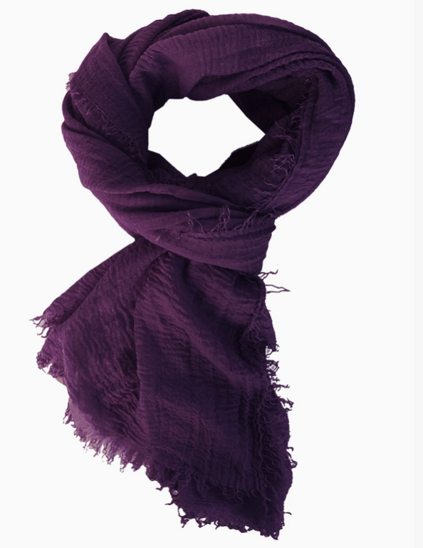 RUBYZAAR RUBYZAAR Boho Shawl- Plum