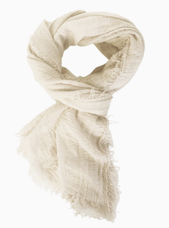 RUBYZAAR RUBYZAAR Boho Shawl- Cream