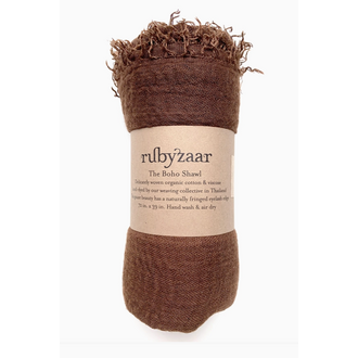RUBYZAAR Boho Shawl- Expresso