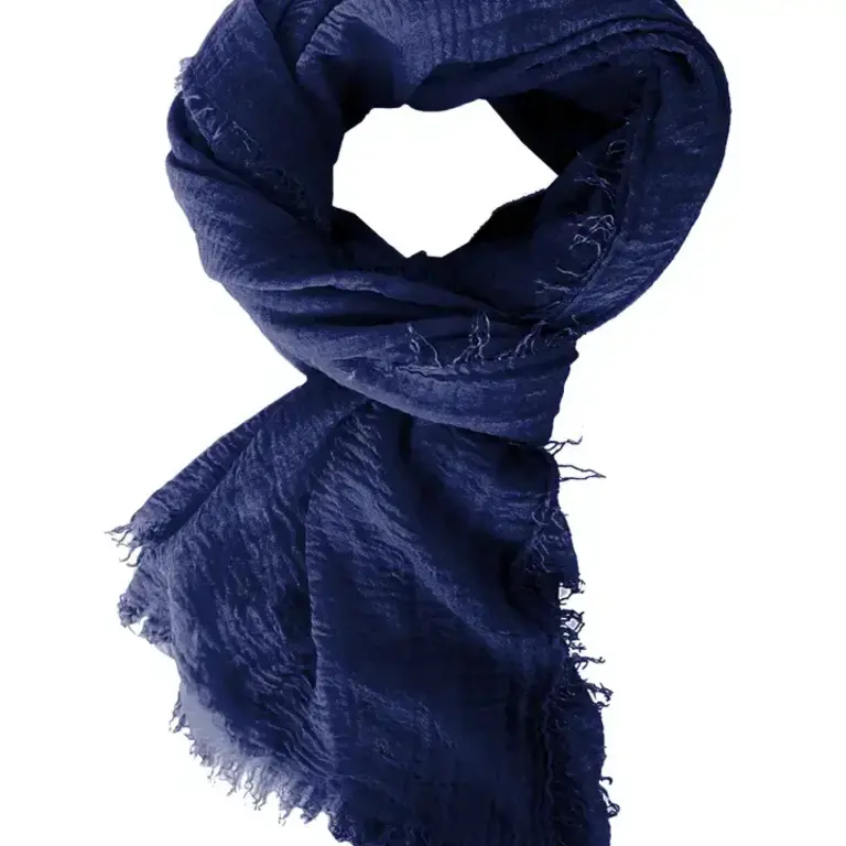 RUBYZAAR RUBYZAAR Boho Scarf- Cobalt