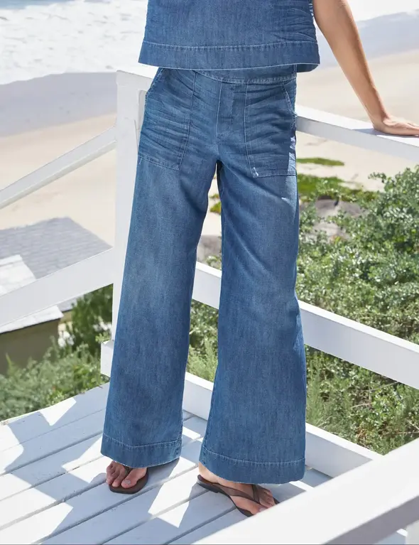 FRANK & EILEEN FRANK & EILEEN Madeline Patch Pocket Pull-On Pant