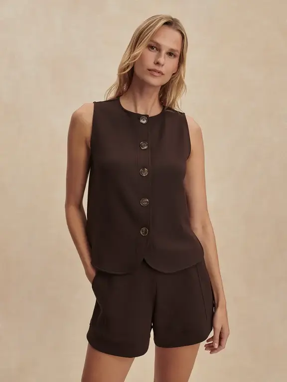 VARLEY VARLEY Josie Button Through Tank
