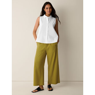 EILEEN FISHER Pucker Wide Leg Pant