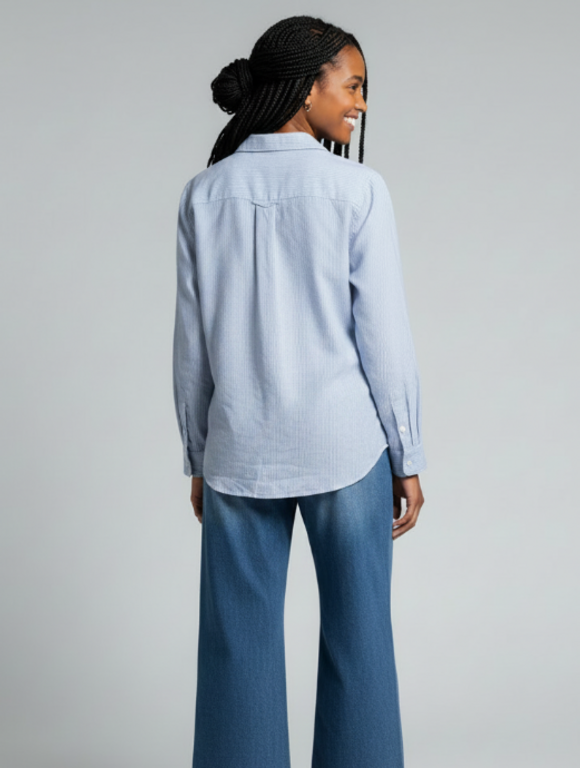FRANK & EILEEN FRANK & EILEEN Silvio Untuckable Button-Up Shirt