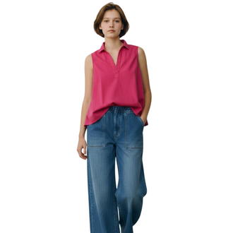 FRANK & EILEEN Olivia Sleeveless Polo Shirt