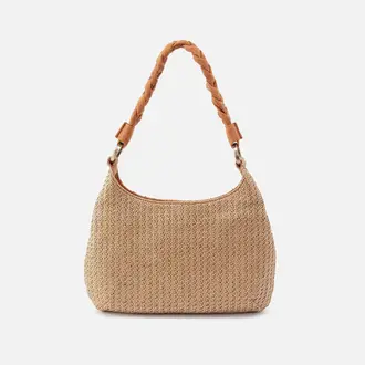HOBO Madison Woven Straw Shoulder Bag