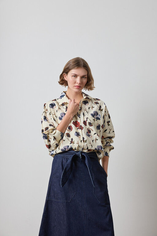 LILLA P LILLA P Dolman Sleeve Button Down Shirt