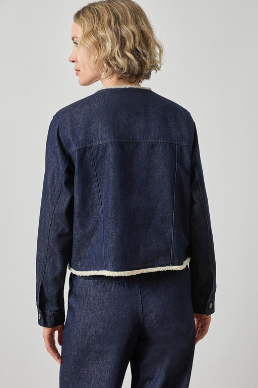 LILLA P LILLA P Sherpa Lined Jean Jacket