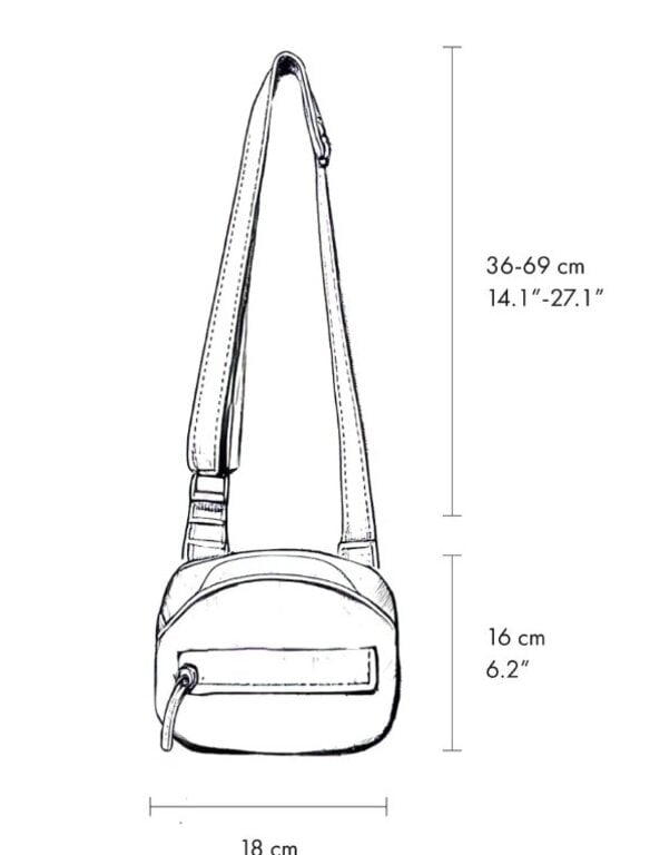 DANIELLA LEHAVI Bonnie Mini Crossbody Bag, Snow