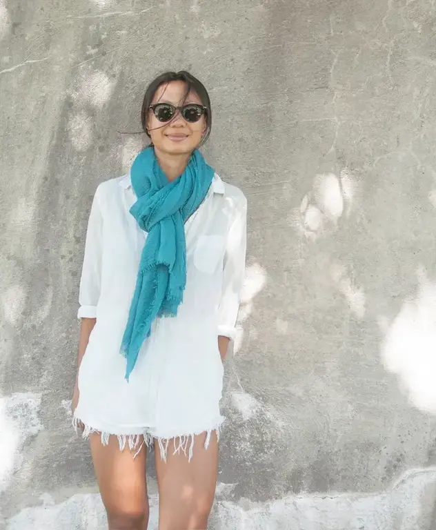 RUBYZAAR RUBYZAAR Boho Shawl- Turquoise