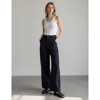 FRANK & EILEEN Wide Leg Carpenter Pant