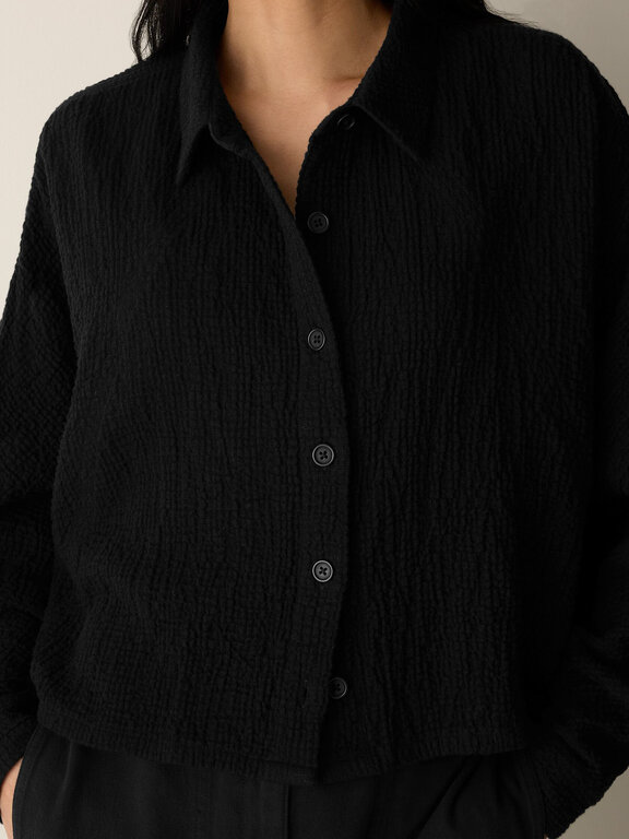 EILEEN FISHER EILEEN FISHER Classic Collar Cropped Jacket