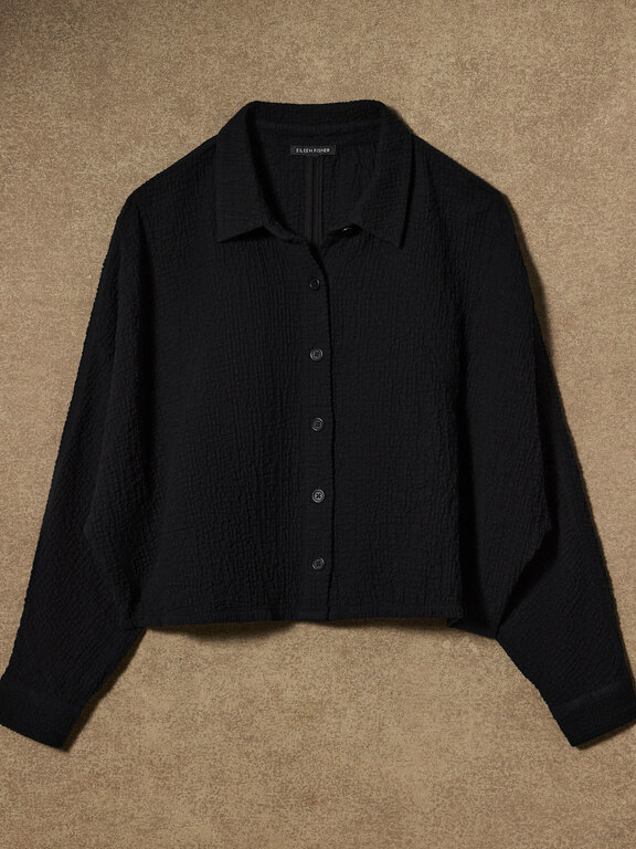 EILEEN FISHER EILEEN FISHER Classic Collar Cropped Jacket