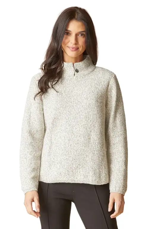 HABITAT HABITAT Speckle Knit Frost and Found Pullover