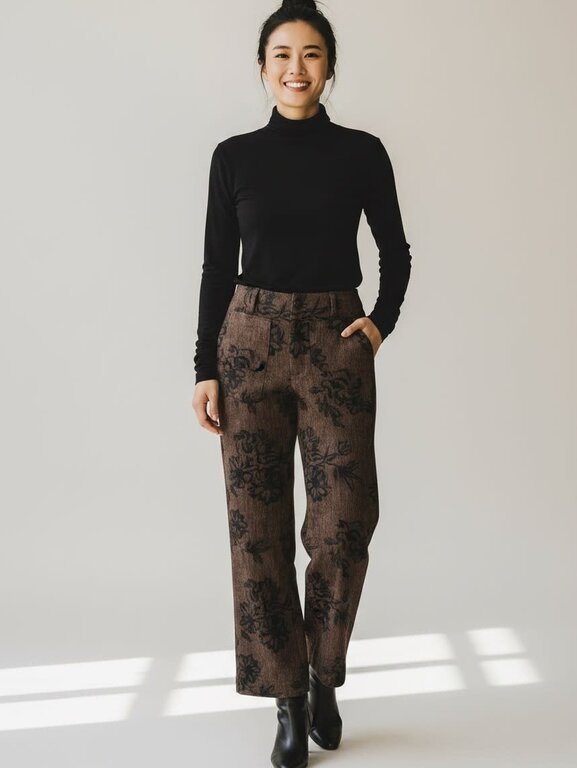 HABITAT HABITAT Cozy Rib Ruched Turtleneck