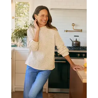 FRANK & EILEEN Monterey Pointelle Sweater