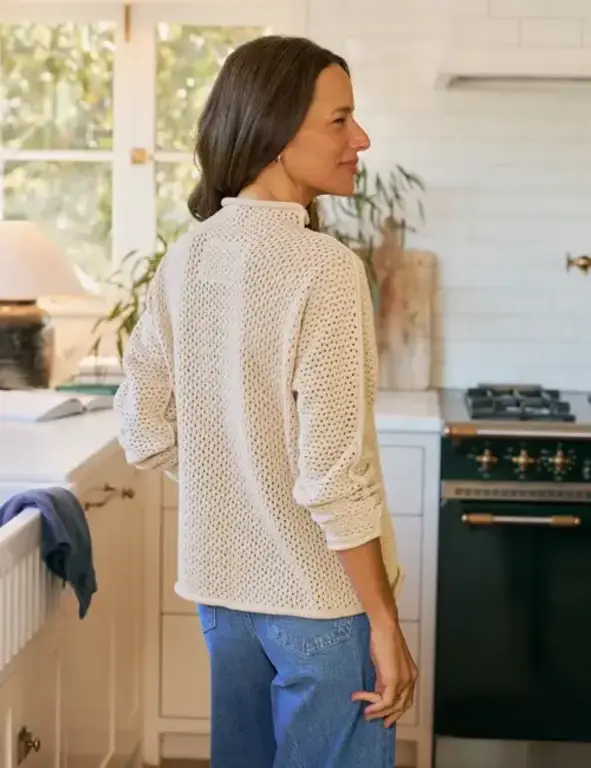 FRANK & EILEEN FRANK & EILEEN Monterey Pointelle Sweater