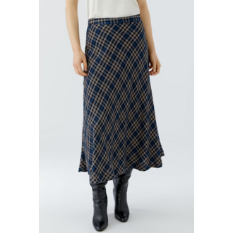OUI Oui Plaid Skirt