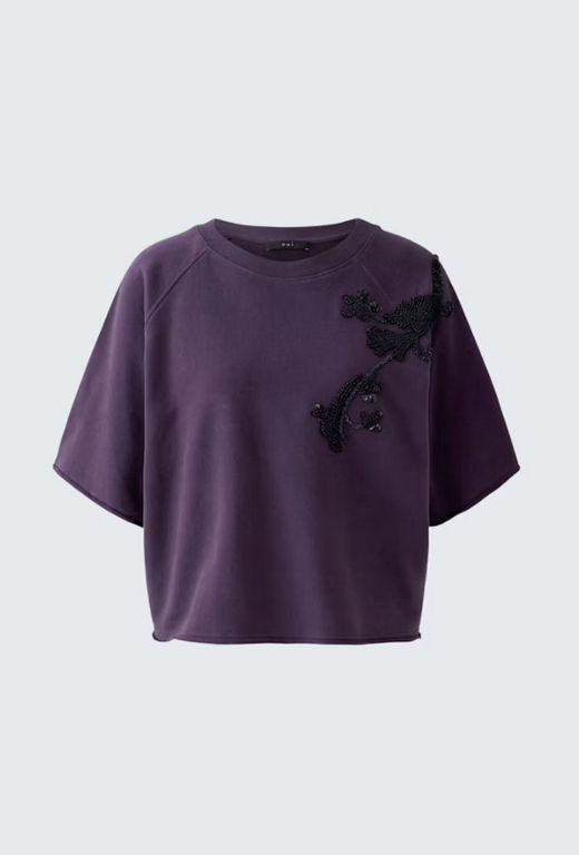 OUI OUI Embellished Sweatshirt