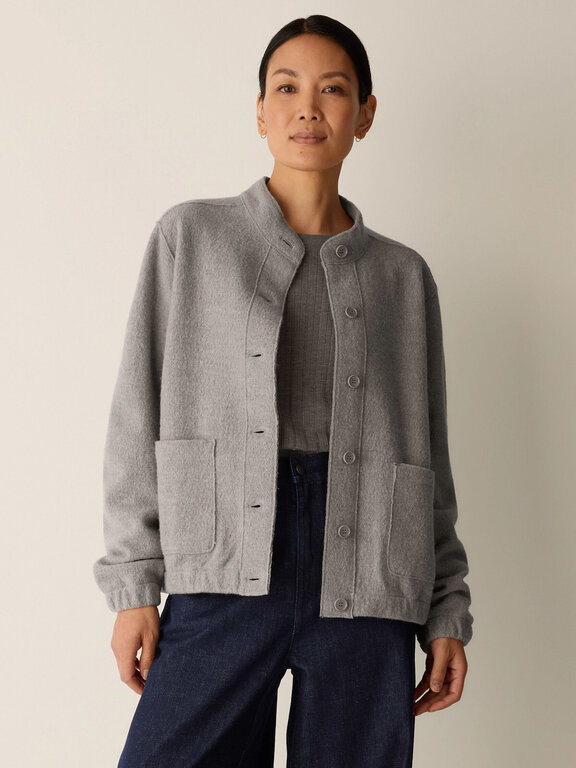EILEEN FISHER EILEEN FISHER Stand Collar Jacket