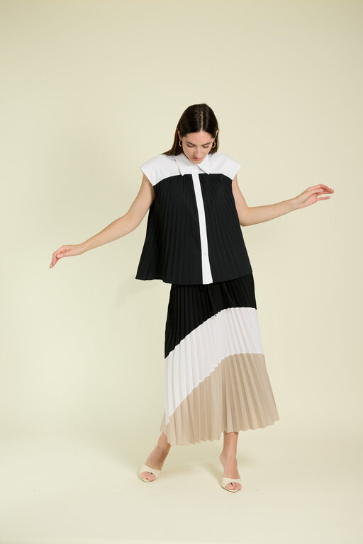 B-YU B-YU Bobbin Colorblock Skirt