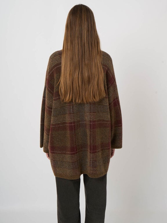 REPEAT REPEAT Wool-Alpaca Jacquard Jacket Cardigan